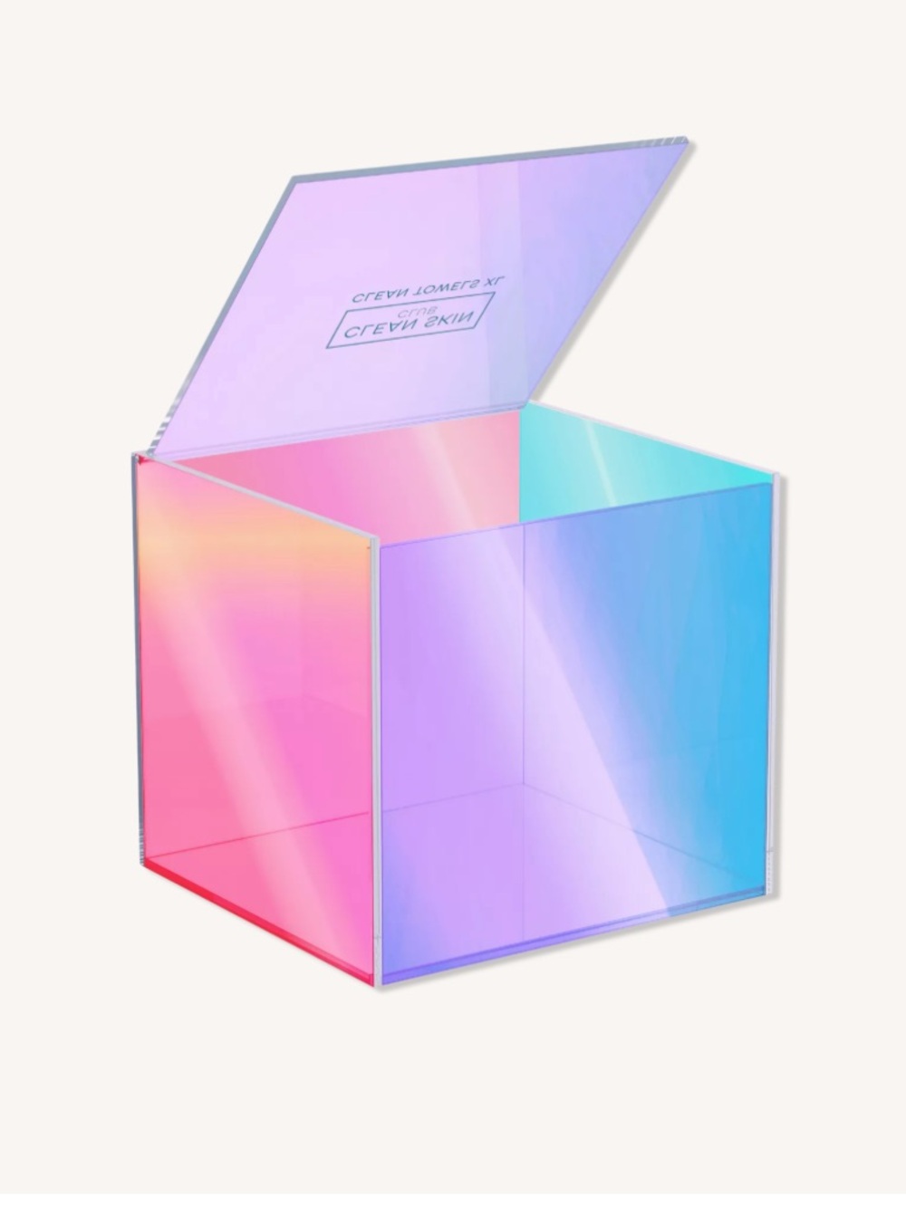 Clean Skin Club Prism Acrylic Storage Box